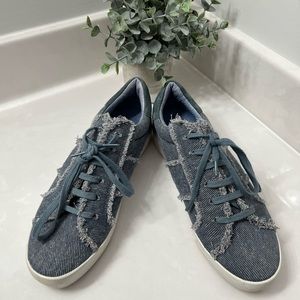 Joie denim blue shoe